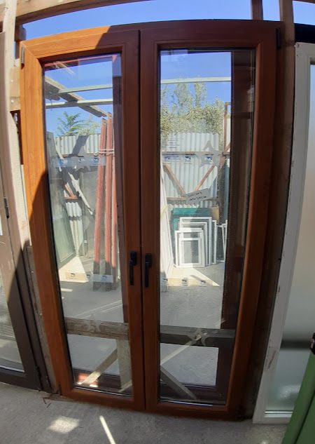 Μπαλκονόπορτες Δίφυλλες PVC 123x210εκ (500/2115) - Image 2