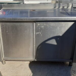 Πάγκος Inox 130x70x88εκ (661/81)