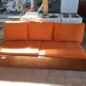 Καναπές πορτοκαλί 80x188εκ (912/35)