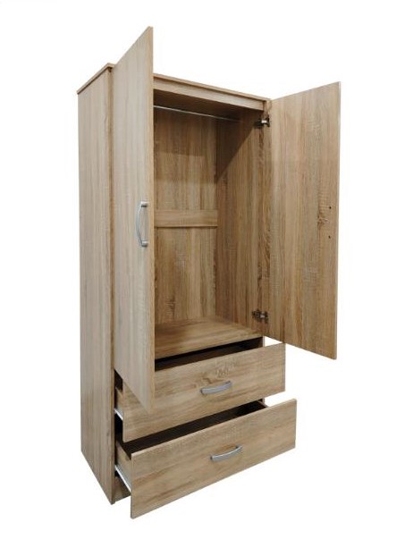 Ντουλάπα Δίφυλλη 80x42x180 Εκ. (500/2161) - Image 2