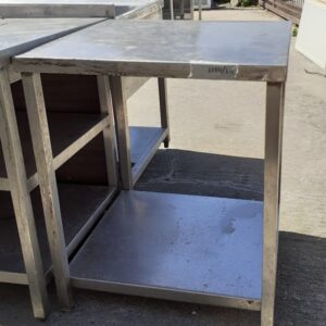 Τραπέζι Ίνοξ 70x66x86 Εκ. (1188/14)