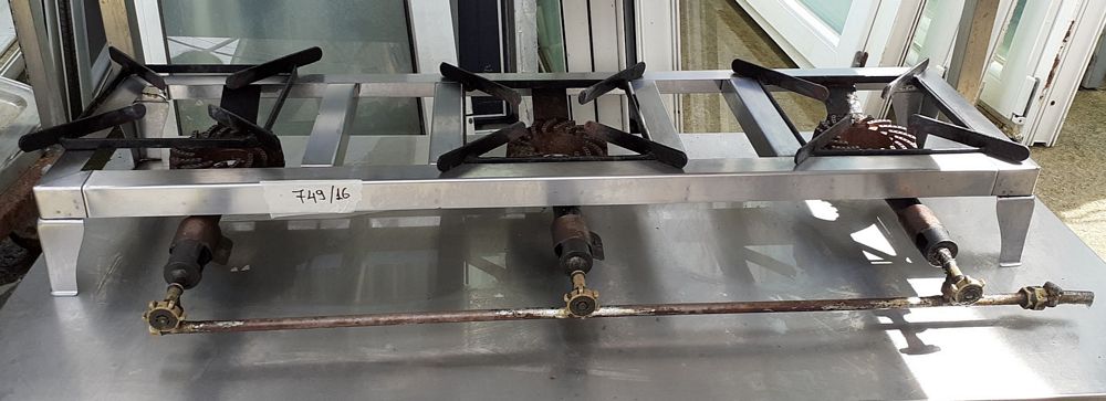 Τριπλή Εστία Υγραερίου 112x45x18εκ (749/16)