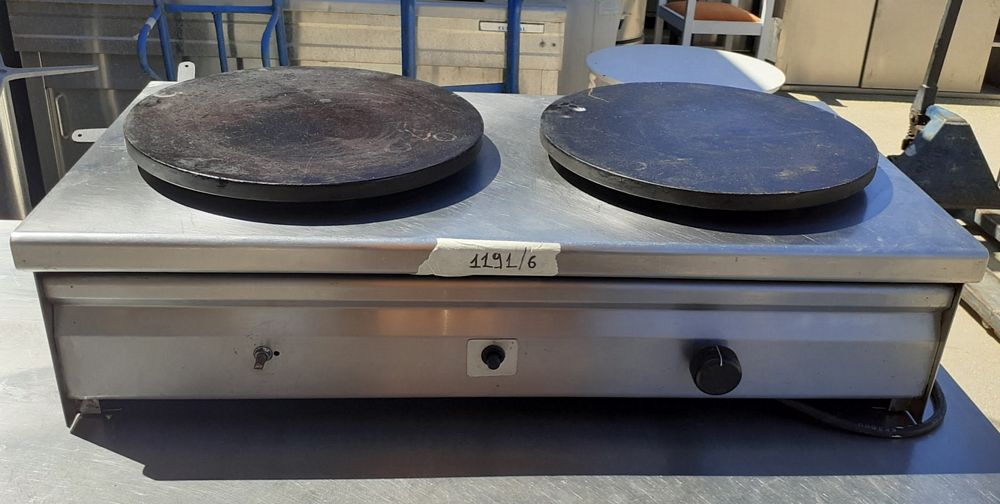 Κρεπιέρα Διπλή Υγραερίου 83x42x28εκ Φ35 (1191/6)