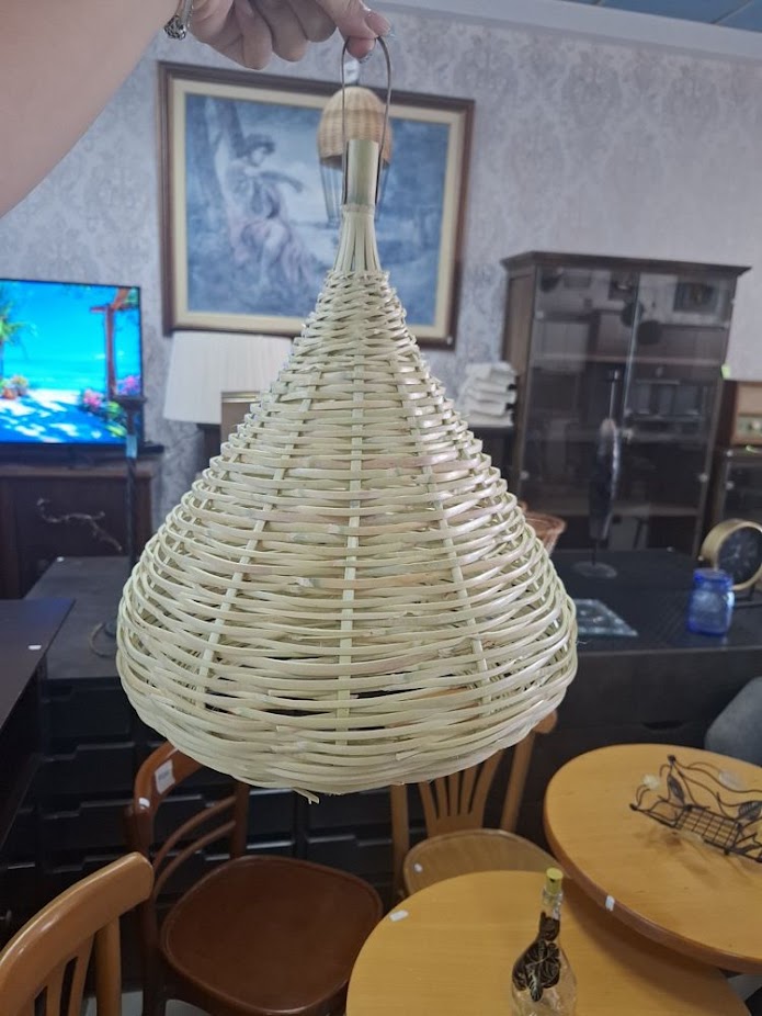 Ψάθινο Φωτιστικό Δάκρυ (500/2440)