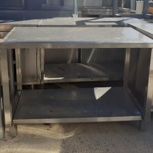 Πάγκος Ίνοξ 120x70x85 Εκ. (615/904)