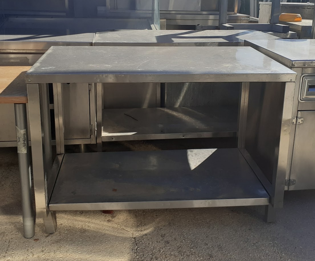 Πάγκος Ίνοξ 120x70x85 Εκ. (615/904)