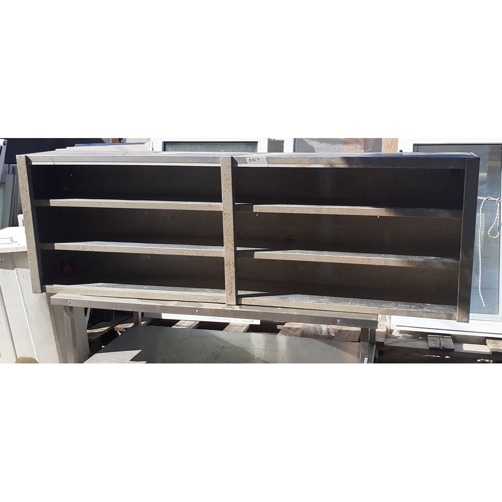 Ανοξείδωτη Πιατοθήκη Επαγγελματική 212x30x70 εκ. (1216/7)